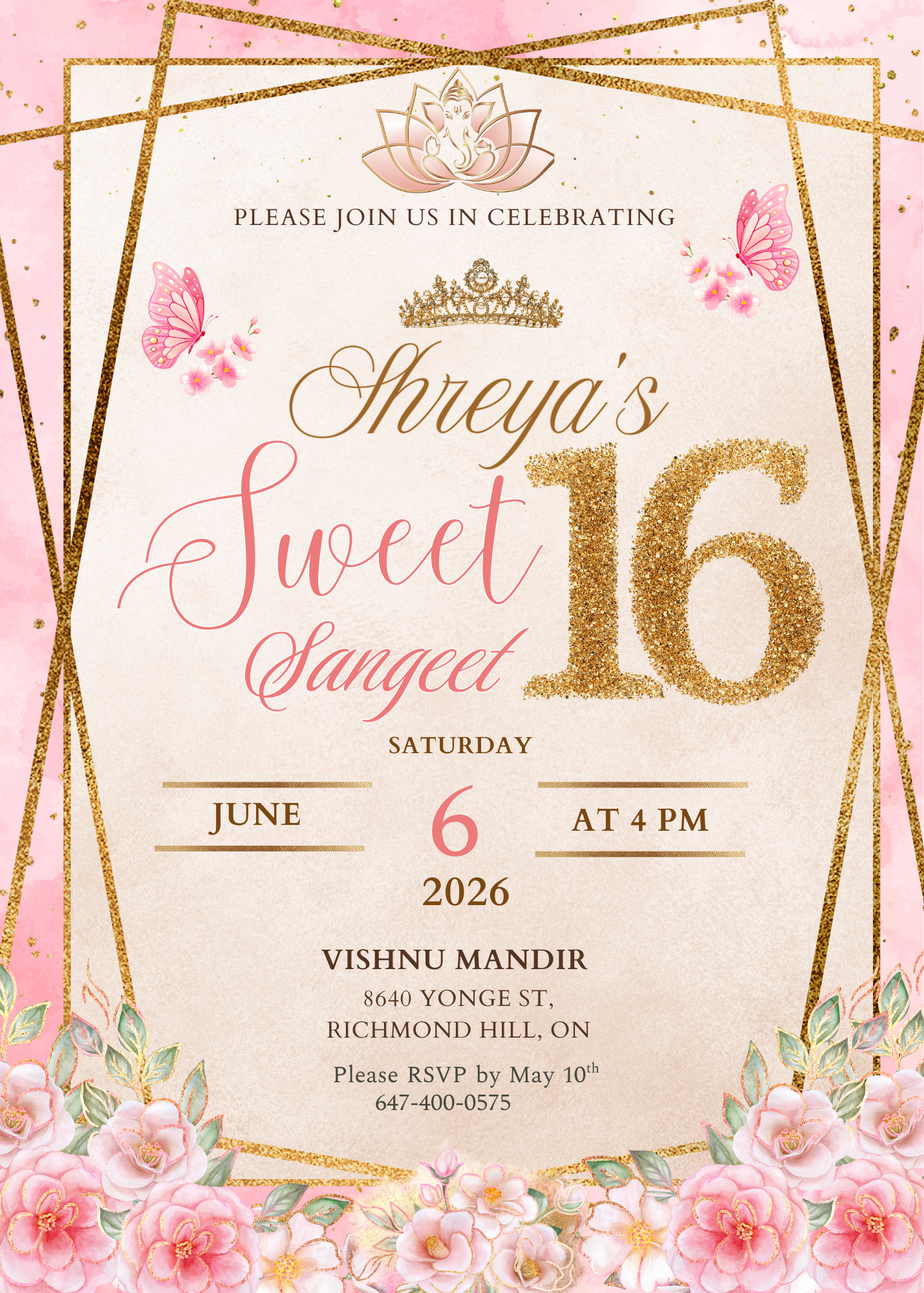 shreya invitation